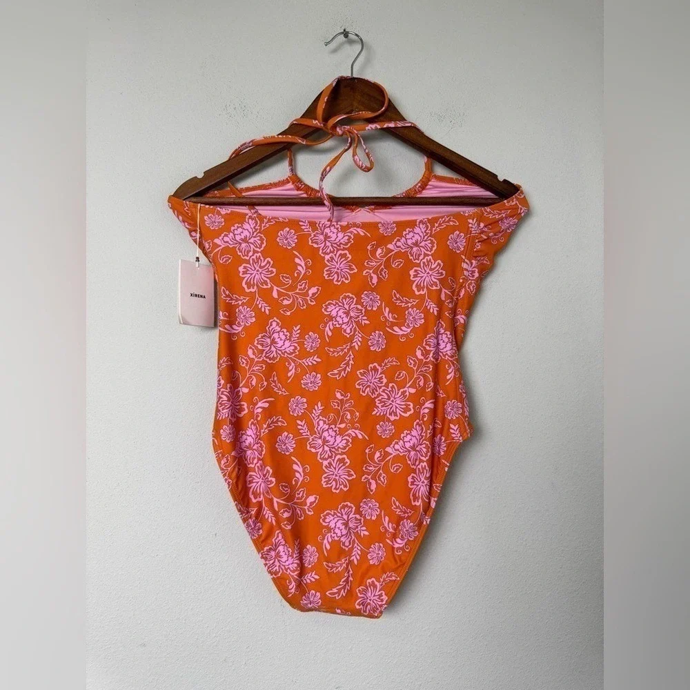 Tuckernuck Xirena Tropicana Analyse One Piece Bathing suit Size M NEW Resortwear